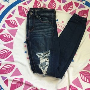 American Eagle Ripped Skinny Jeans
